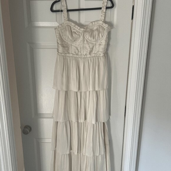 ASTR Tempany Tiered Bustier Maxi Dress - Picture 2 of 7